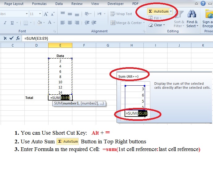 how to sum a column in excel windows 10 how to sum a column in excel windows 10