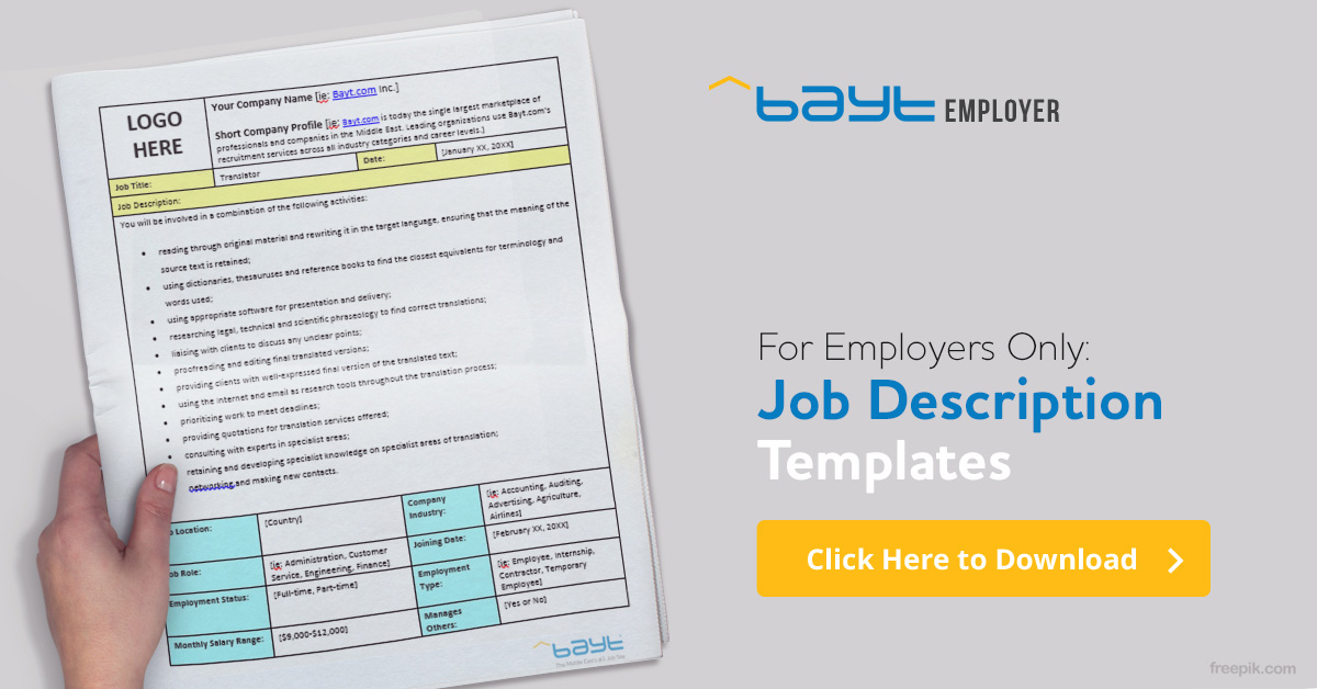 Bank Teller: Job Description - Bayt.com Specialties